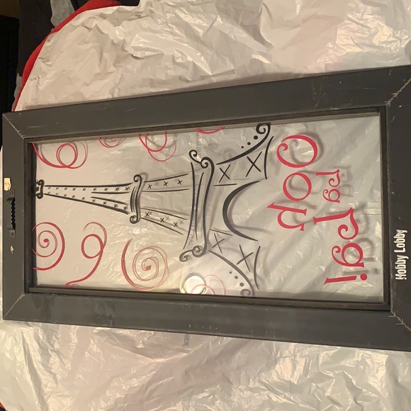 Paris Theme wall Decor (like new) - Picture 2 of 2